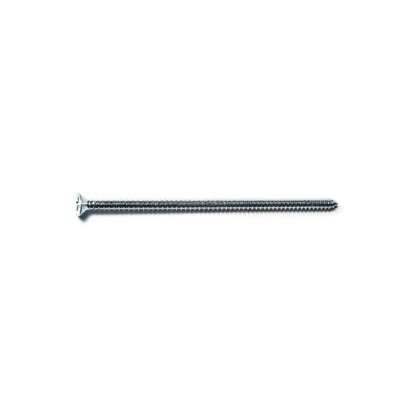 Midwest Fastener Sheet Metal Screw, #8 x 4 in, Zinc Plated Steel Flat Head Phillips Drive, 25 PK 932045 - main